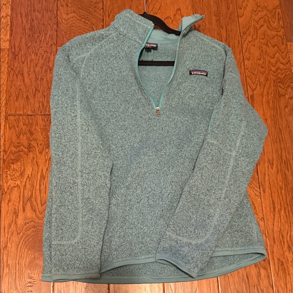 Patagonia Seafoam Green Fleece Pullover